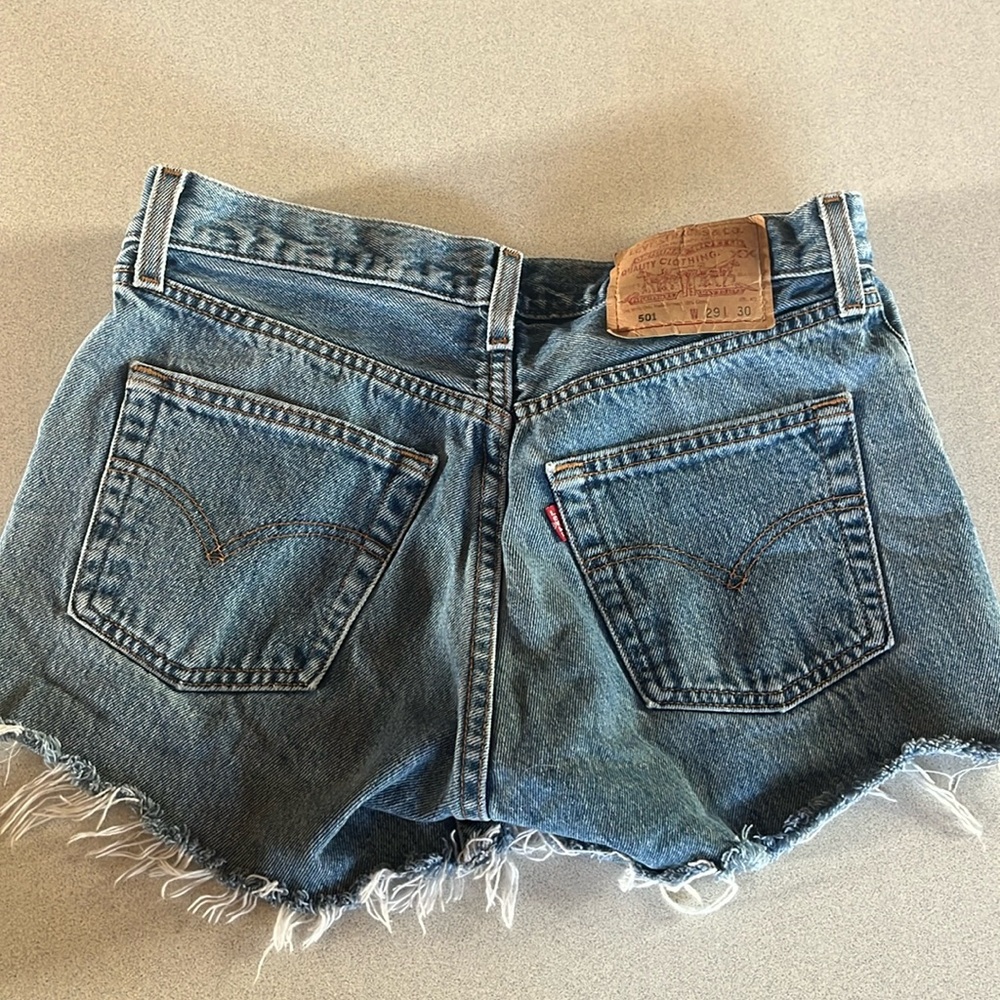 High rise shorts.